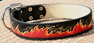 Custom dog collar-Hand painted by our artists leather dog collar Custom dog collar-Hand painted by our artists leather dog collar
