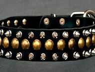 Spiked and Studded Leather Dog Collar Spiked and Studded Leather Dog Collar