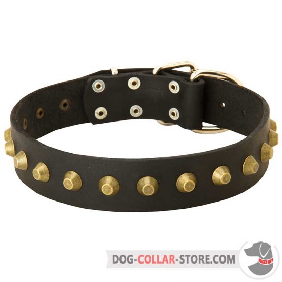 26 inch sales leather dog collar