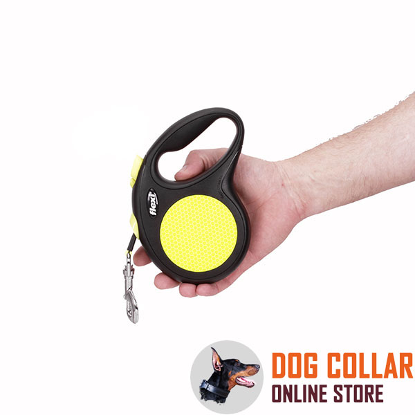 Everyday Walking Retractable Leash Neon Style for Total Comfort