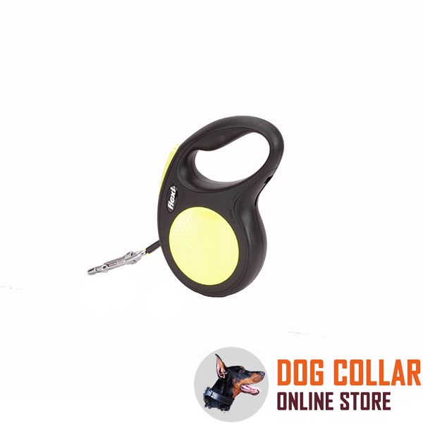 Everyday Walking Total Safety Retractable Leash Neon Design